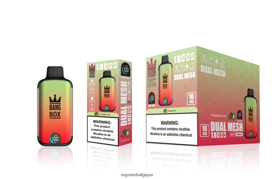 Bang Box 18000 bouffées TTX60492 - Grossiste Vape En Ligne fraise-kiwi