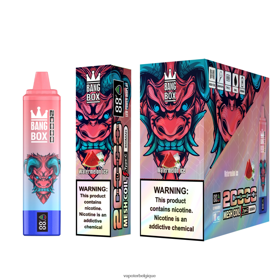 Bang Box 20000 TTX60456 - Grossiste Vape Jetable glace à la pastèque