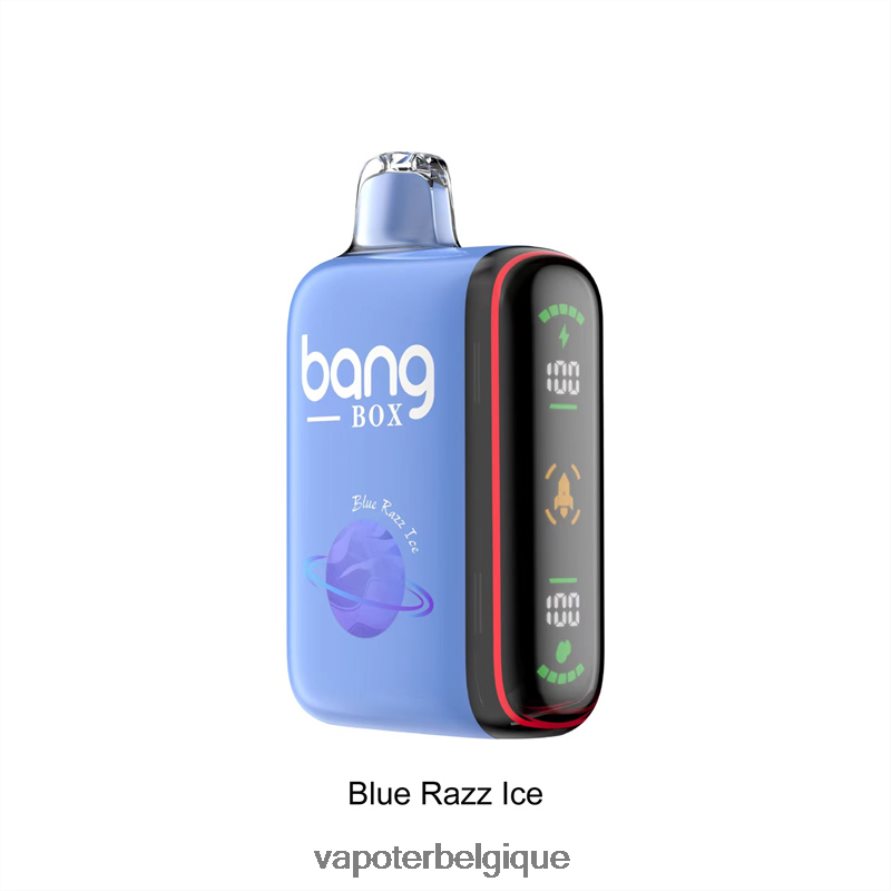 Bang Box Affichage de puissance intelligent de 9 000 à 18 000 bouffées TTX60426 - Cigarette Electronique Grossiste glace bleue