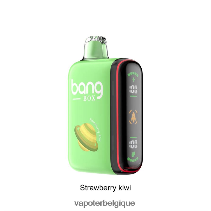 Bang Box Affichage de puissance intelligent de 9 000 à 18 000 bouffées TTX60427 - Grossiste Vape Jetable fraise-kiwi