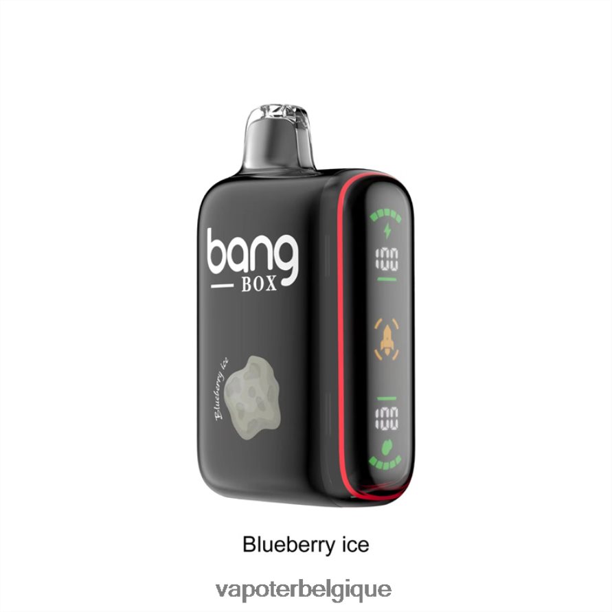 Bang Box Affichage de puissance intelligent de 9 000 à 18 000 bouffées TTX60432 - Grossiste Vape En Ligne glace aux myrtilles