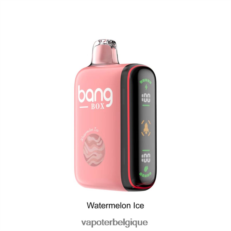 Bang Box Affichage de puissance intelligent de 9 000 à 18 000 bouffées TTX60434 - Grossiste Vape Jetable glace à la pastèque