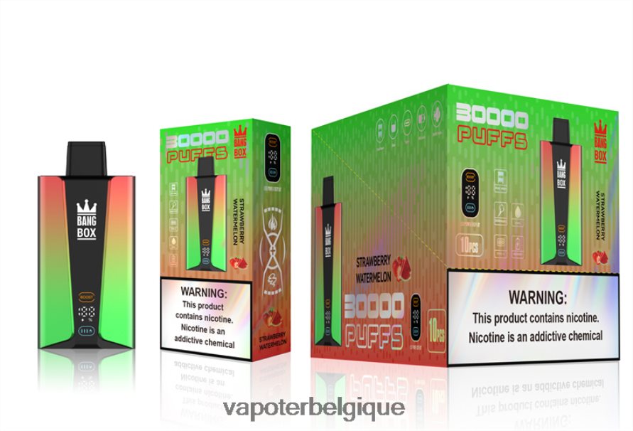 Bang Box Écran intelligent de 30 000 bouffées TTX60475 - Vape En Gros pastèque fraise
