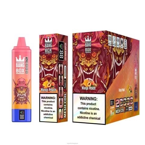 Cigarette Electronique Belgique J2D8128 | Bang Box pêche à la mangue 20000