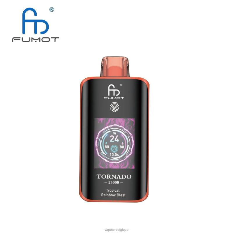 Vape Wholesale Supplier L8DPZ13 explosion d'arc-en-ciel tropical - Fumot Tornado 25000 vapes jetables