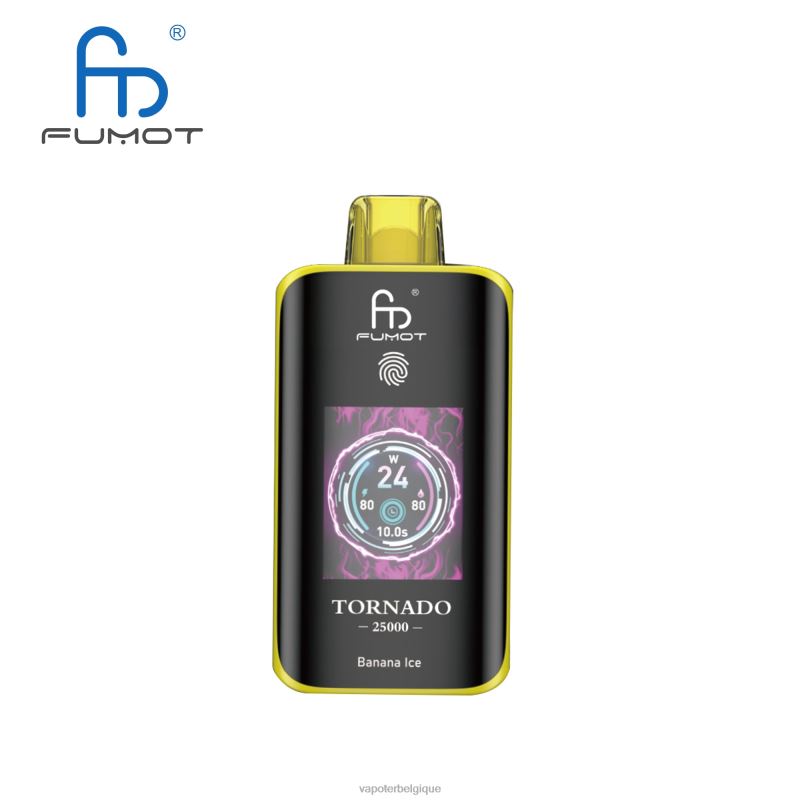 Vape Wholesale Supplier L8DPZ1 glace à la banane - Fumot Tornado 25000 vapes jetables