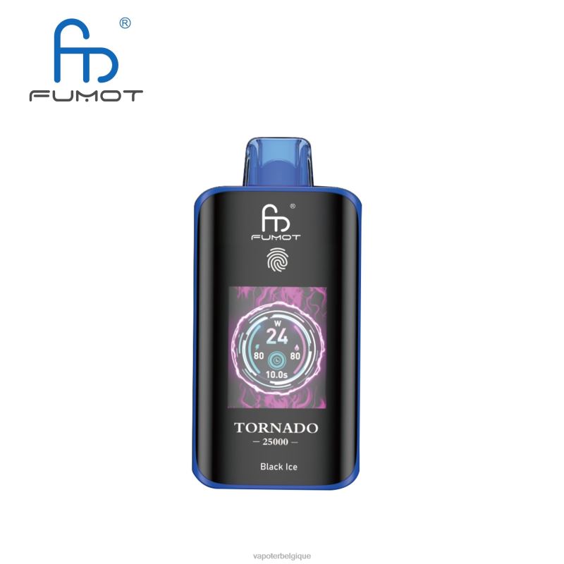 Vape Wholesale Supplier L8DPZ2 glace noire - Fumot Tornado 25000 vapes jetables