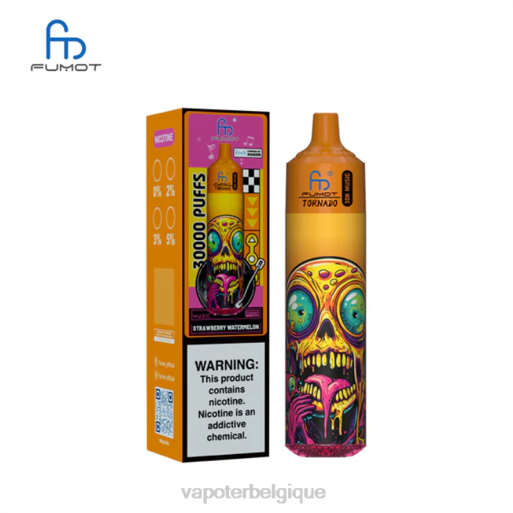Grossiste Vape En Ligne 4P66028 pastèque fraise Fumot Tornado 30 000 musiques