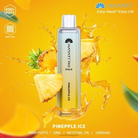Cigarette Electronique Belgique J2D8168 | Hayati Pro Max glace à l'ananas 4000