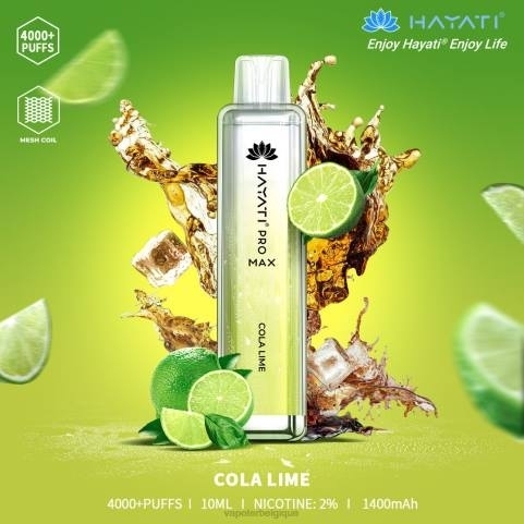Cigarette Electronique Grossiste J2D8155 | Hayati Pro Max cola et citron vert 4000
