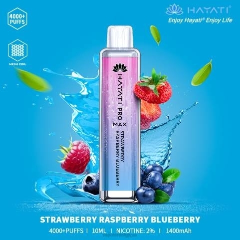 Cigarette Electronique Grossiste J2D8195 | Hayati Pro Max fraise framboise myrtille 4000