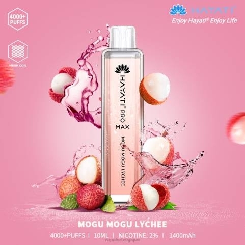 Grossiste Vape Jetable J2D8166 | Hayati Pro Max litchi mogu mogu 4000
