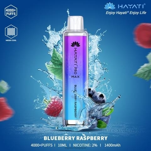 Vape Grossiste J2D8153 | Hayati Pro Max myrtille framboise 4000