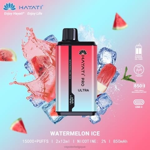 Cigarette Electronique Bruxelles J2D8219 | Hayati Pro Ultra glace à la pastèque