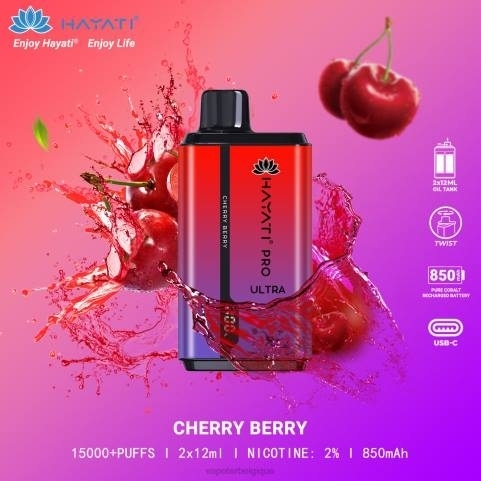 Grossiste Vape En Ligne J2D8204 | Hayati Pro Ultra baie de cerise
