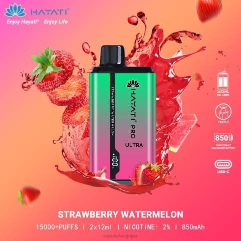Grossiste Vape Jetable J2D8216 | Hayati Pro Ultra pastèque fraise
