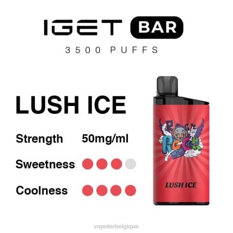 Vape Grossiste J2D893 | IGET BAR glace luxuriante 3500 5% de nicotine