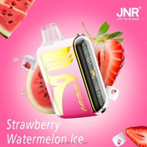 glace à la fraise et à la pastèque