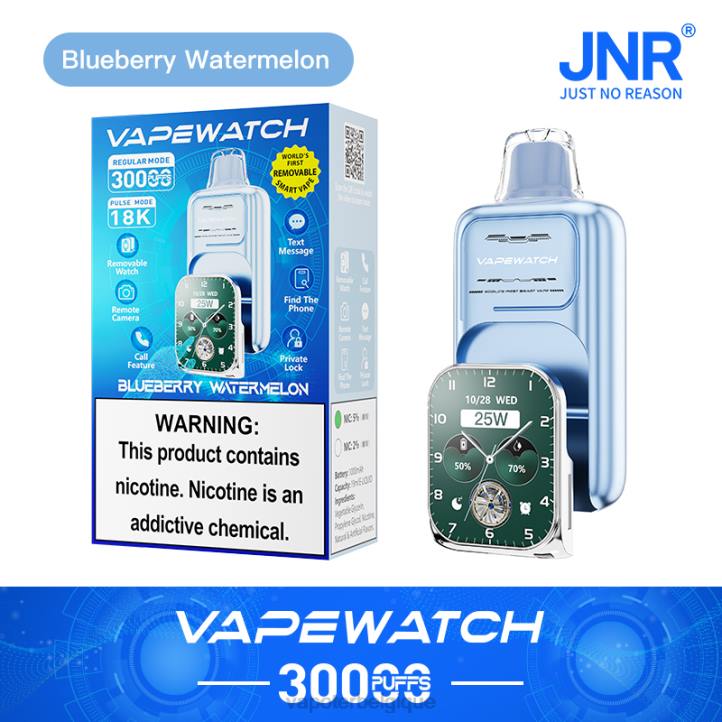 Cigarette Electronique Grossiste P6224 - JNR montre vape pastèque aux bleuets