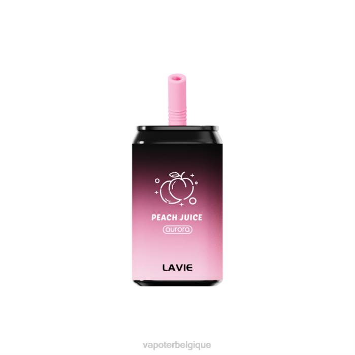 LAVIE Aurora 11000 bouffées 6J6R144 | Cigarette Electronique Bruxelles jus de pêche