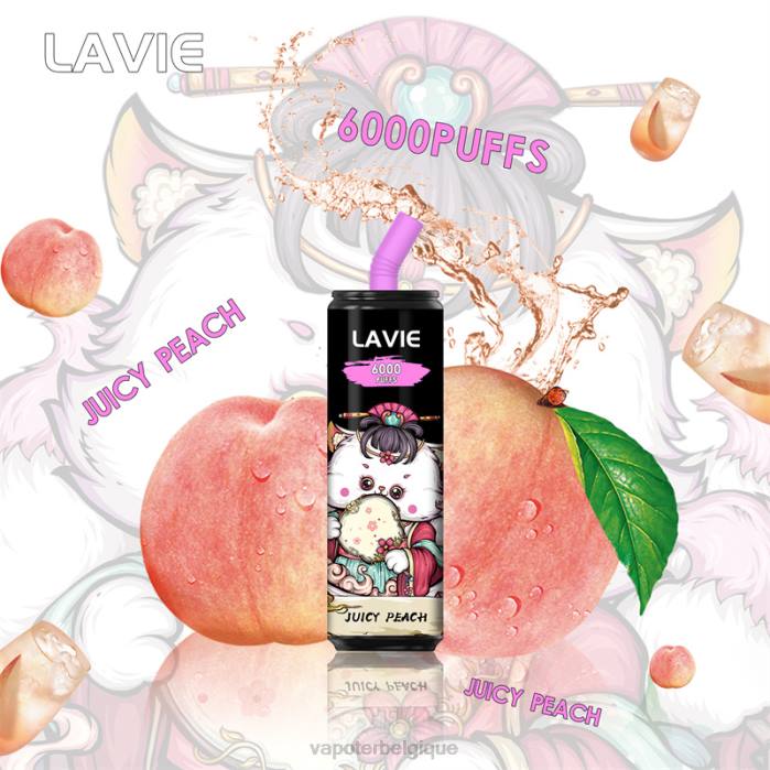 LAVIE Coke BAR 6000 bouffées 6J6R271 | Vape En Gros pêche juteuse