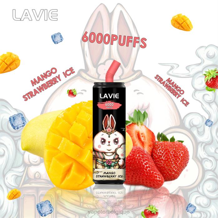 LAVIE Coke BAR 6000 bouffées 6J6R273 | Vape Grossiste glace à la mangue et aux fraises