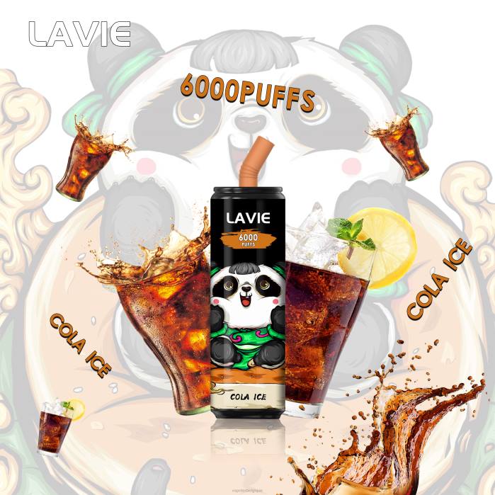 LAVIE Coke BAR 6000 bouffées 6J6R276 | Grossiste Vape Jetable glace au cola