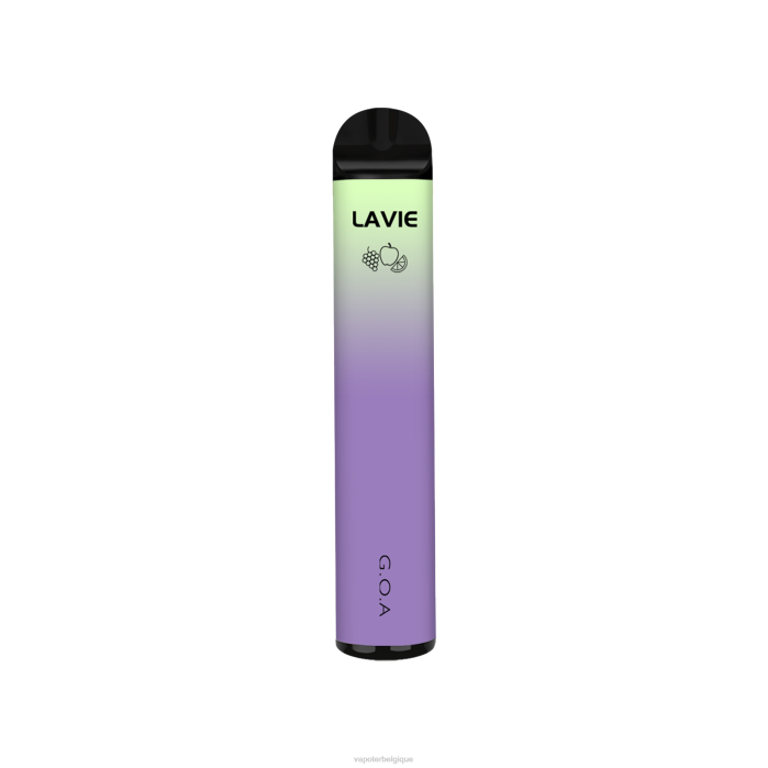 LAVIE BAR 1600 bouffées 6J6R306 | Cigarette Electronique Bruxelles raisin orange pomme