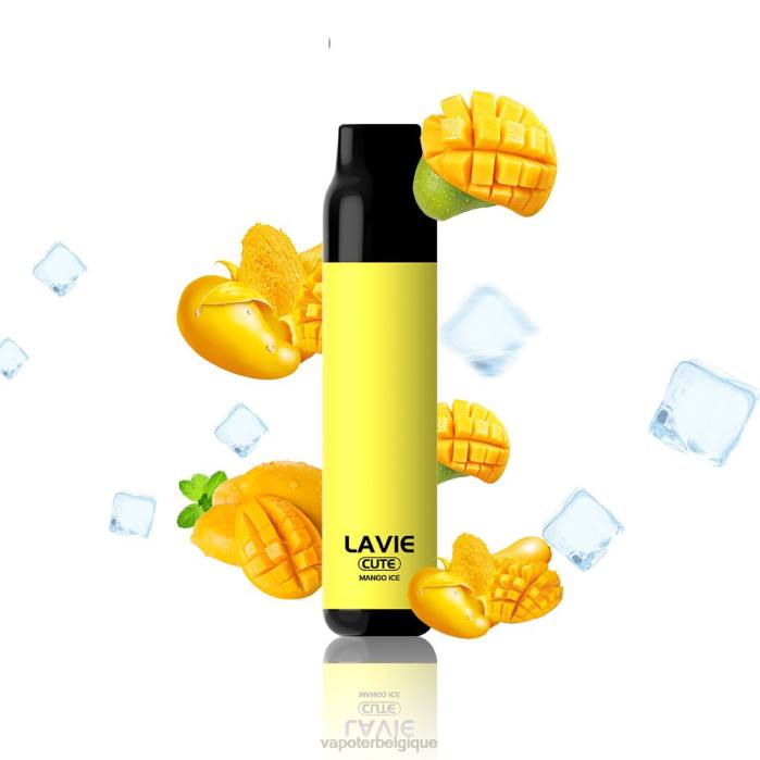 LAVIE BAR 3000 bouffées 6J6R287 | Cigarette Electronique Belgique glace à la mangue