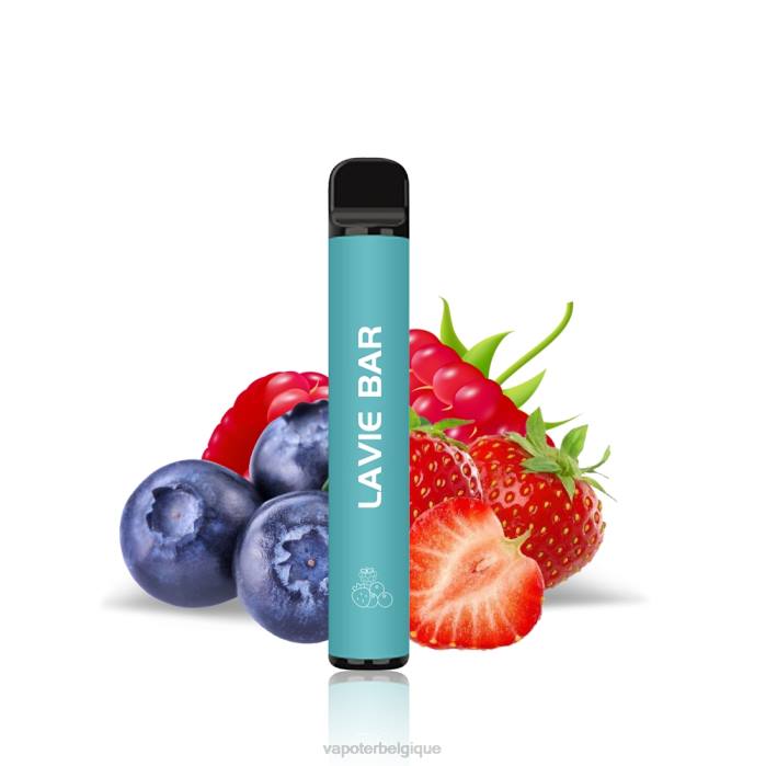 LAVIE BAR Version 2% 800 bouffées 6J6R323 | Cigarette Electronique Belgique mélanger les baies