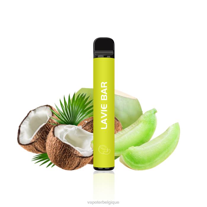 LAVIE BAR Version 2% 800 bouffées 6J6R324 | Cigarette Electronique Bruxelles melon coco