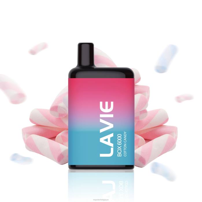 LAVIE BOX 6000 bouffées 6J6R206 | Cigarette Electronique Belgique barbe à papa