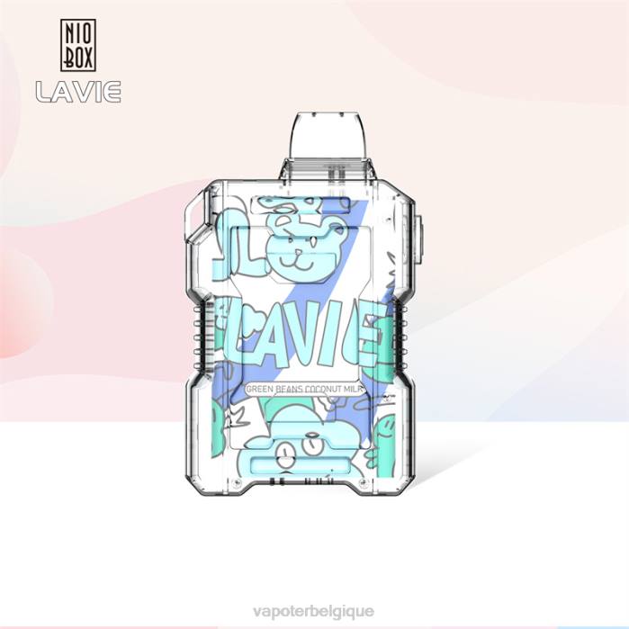 LAVIE NIO BOX 9000 bouffées 6J6R188 | Cigarette Electronique Belgique haricots verts, lait de coco