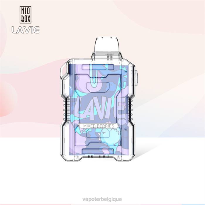 LAVIE NIO BOX 9000 bouffées 6J6R197 | Cigarette Electronique Belgique baies mélangées