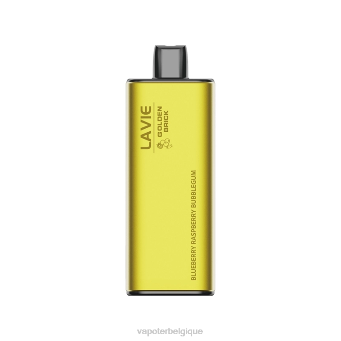 LAVIE GOLDEN BRICK 10000 bouffées 6J6R55 | Vape En Gros bubblegum myrtille-framboise