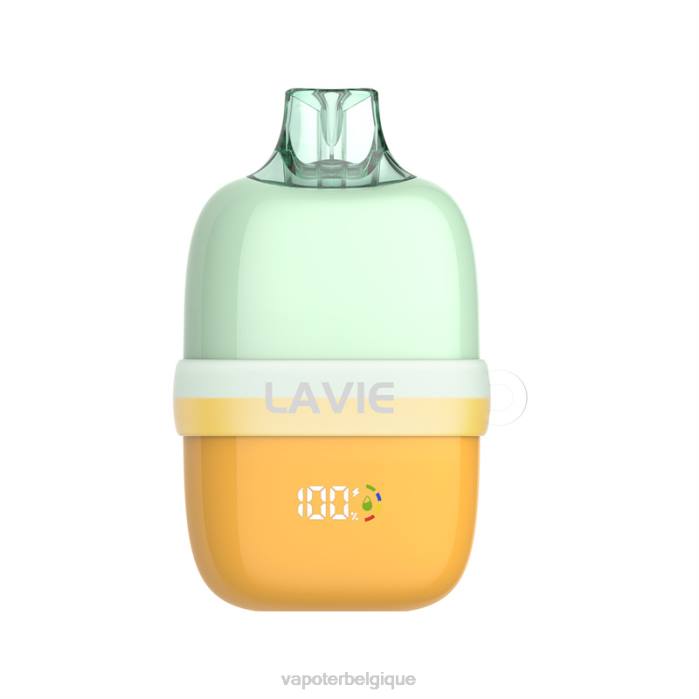 LAVIE INSIDER 12000 bouffées 6J6R90 | Cigarette Electronique Bruxelles glace à l'orange