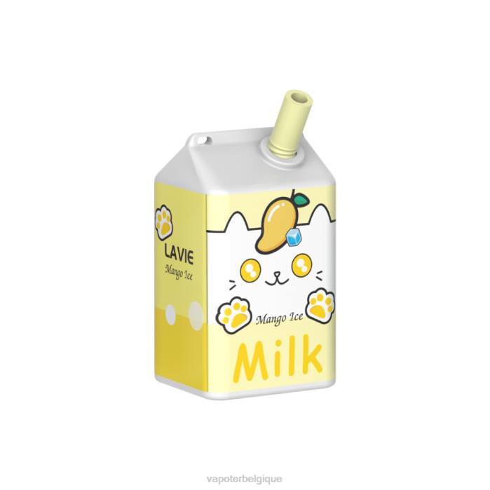 LAVIE MILK 7000 bouffées 6J6R178 | Cigarette Electronique Jetable glace à la mangue