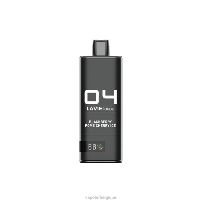 LAVIE Cube 20000 bouffées 6J6R38 | Vapoter Belgique glace à la cerise et aux pépins de mûre