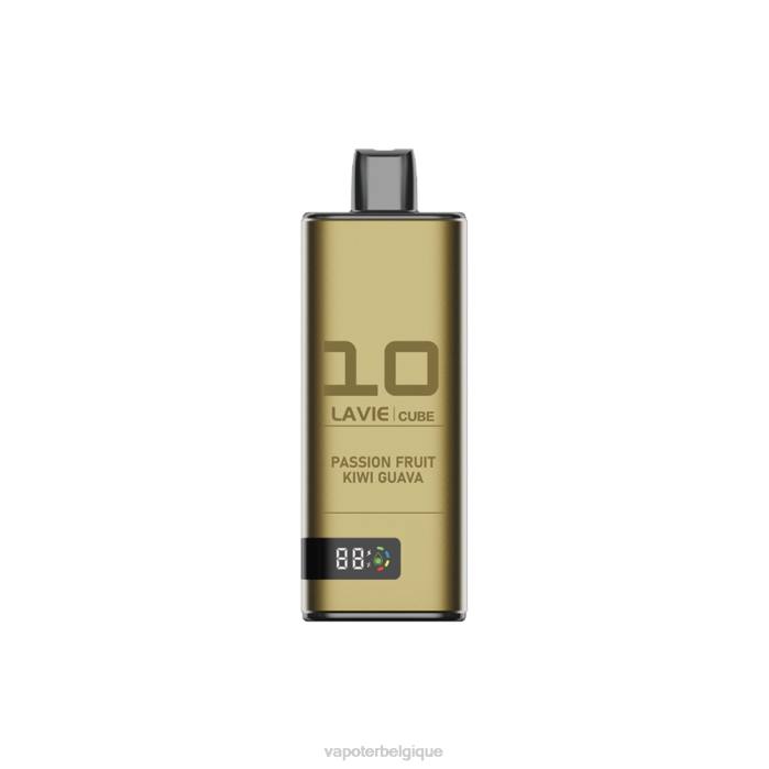 LAVIE Cube 20000 bouffées 6J6R44 | Cigarette Electronique Belgique fruit de la passion kiwi goyave