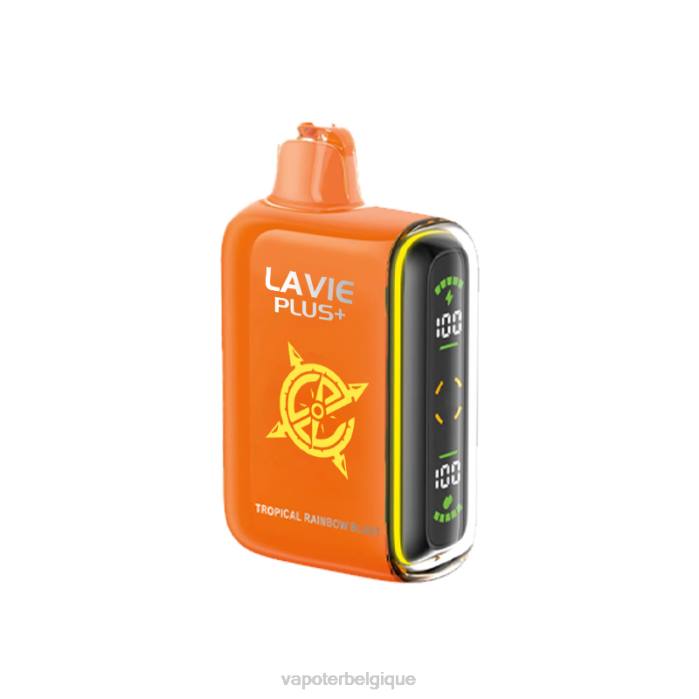 LAVIE PLUS 15000 bouffées 6J6R96 | Grossiste Vape Jetable explosion d'arc-en-ciel tropical