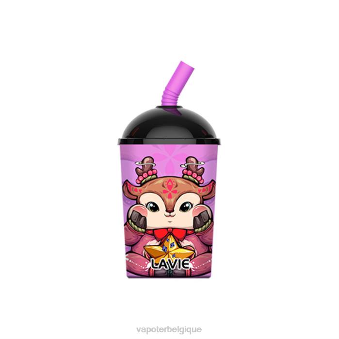 LAVIE Max Cup 8000 bouffées 6J6R260 | Cigarette Electronique Belgique glace aux raisins