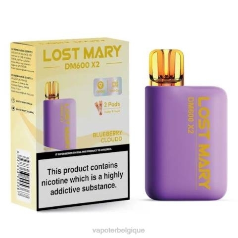 Cigarette Electronique Belgique J2D8468 | LOST MARY DM600 X2 nuage de myrtille