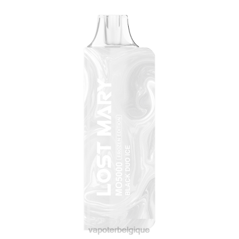 Vapoter Belgique J2D8542 | LOST MARY MO5000 glace noire duo édition glacée