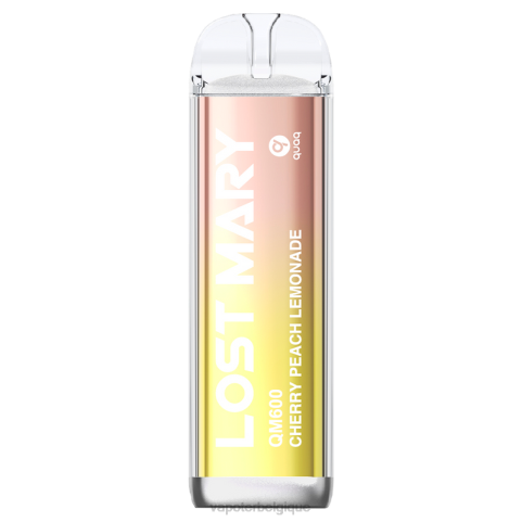 Cigarette Electronique Sans Nicotine J2D8390 | LOST MARY QM600 limonade cerise-pêche