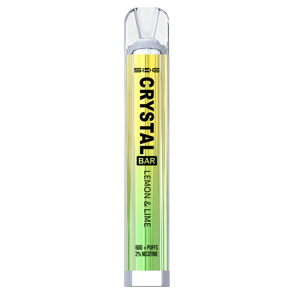 Vapoter Belgique J2D8262 | SKE Crystal Bar citron vert vape jetable 600 bouffées