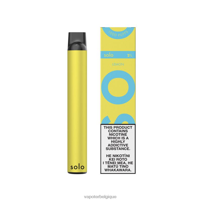 Grossiste Vape Jetable 26RVJ15 - Solo vape jetable citron