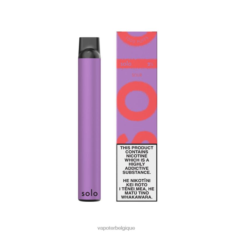 Vape Grossiste 26RVJ3 - Solo vape jetable aigre