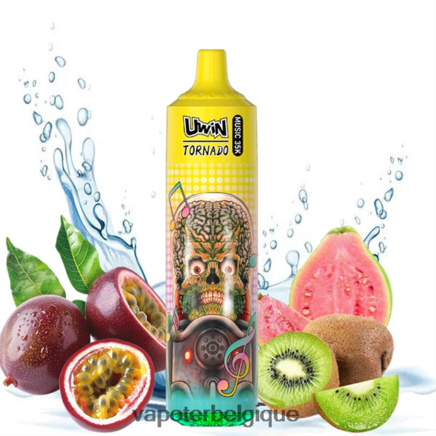 Cigarette Electronique Grossiste kiwi fruit de la passion goyave - UWIN CRYSTAL vape jetable 35k TBT8L423