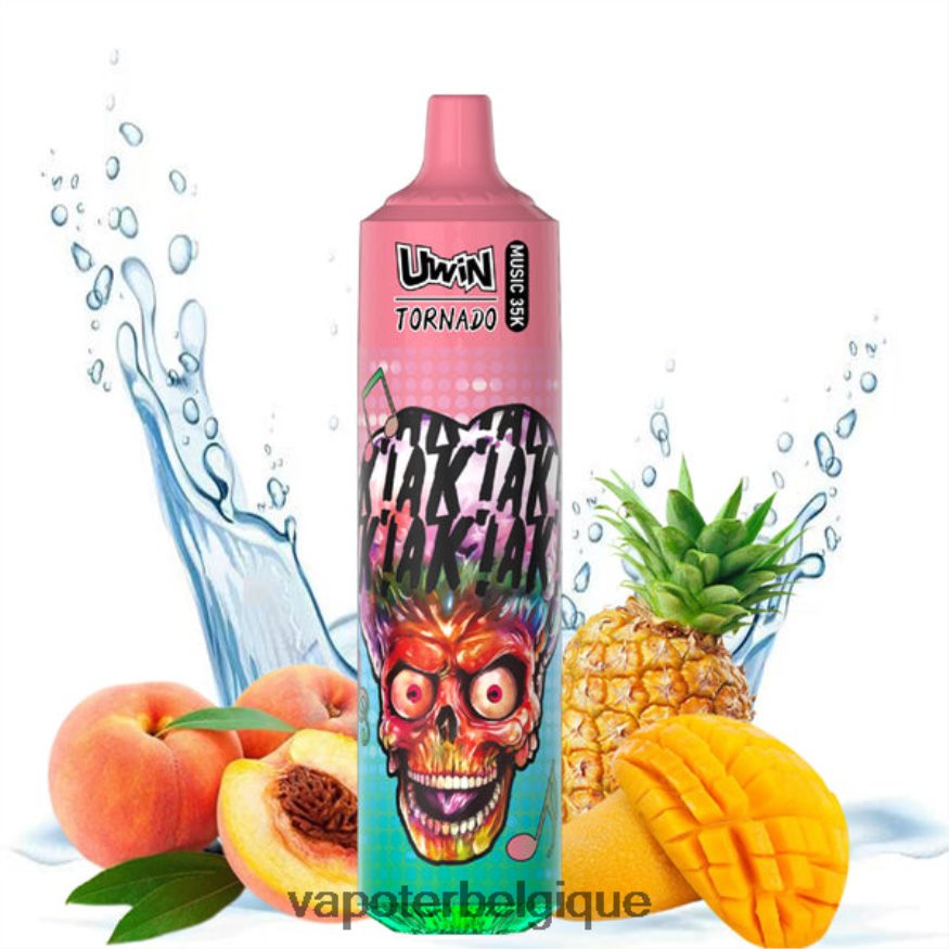 Cigarette Electronique Jetable pêche mangue ananas - UWIN CRYSTAL vape jetable 35k TBT8L425