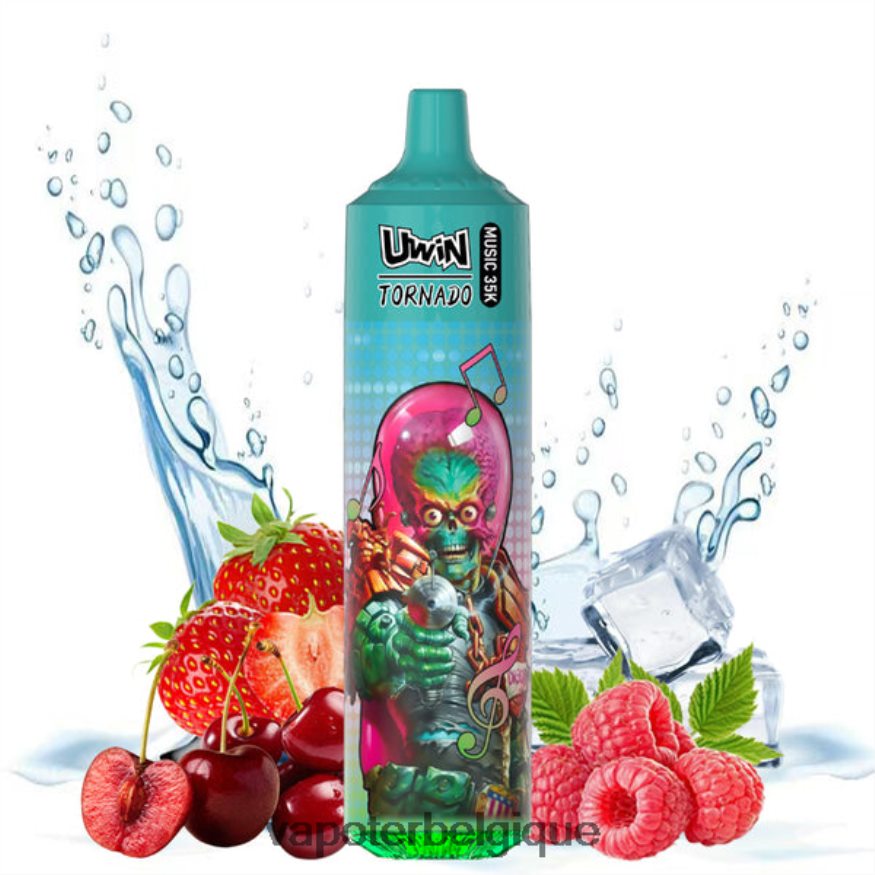 Grossiste Vape En Ligne glace à la fraise, à la framboise et à la cerise - UWIN CRYSTAL vape jetable 35k TBT8L422